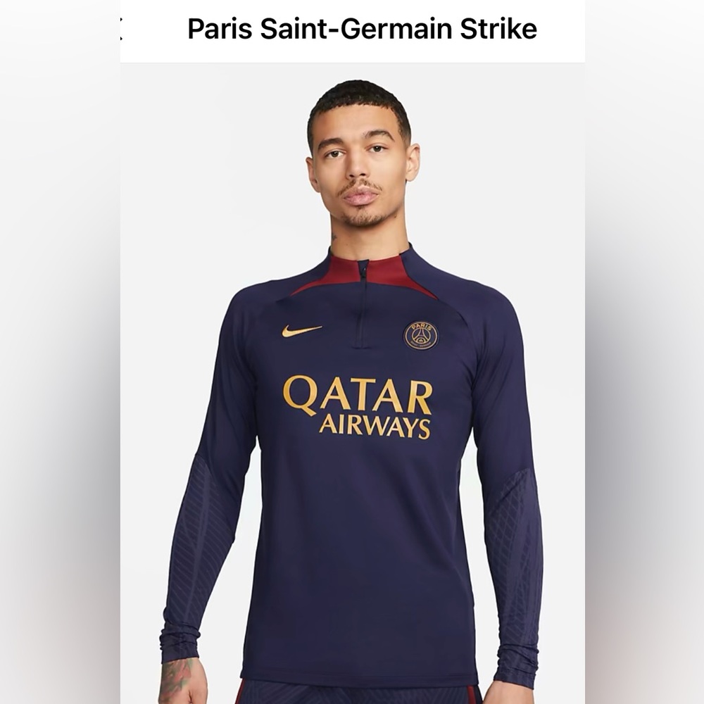 Paris Saint-Germain Strike Men's Nike Dri-FIT Soccer Drill Top